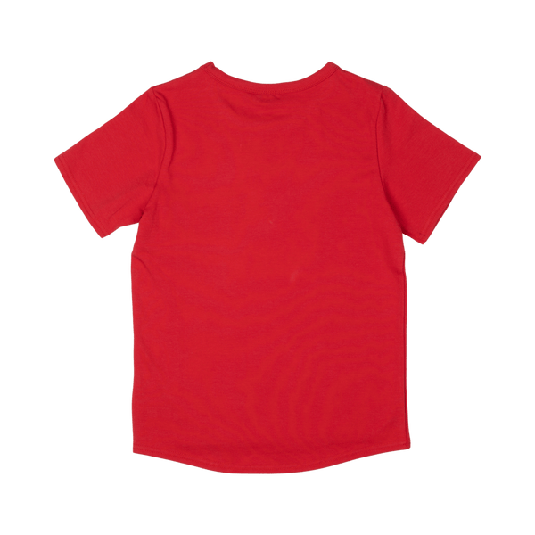 Rock your baby hi santa t-shirt in red