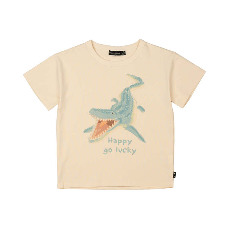 Rock your baby happy go lucky t-shirt ecru in cream