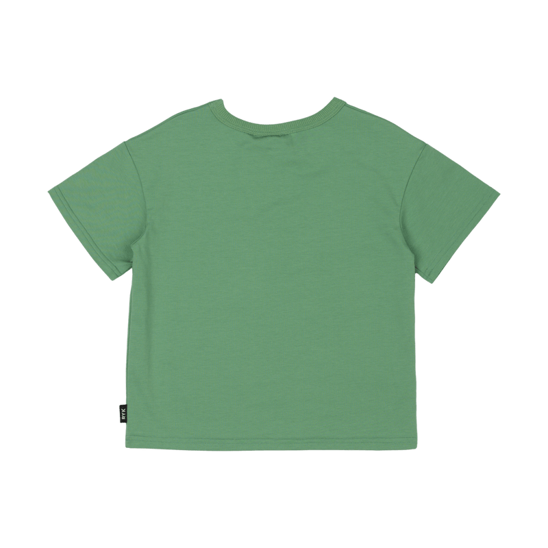 Rock your baby monkey business t shirt in green