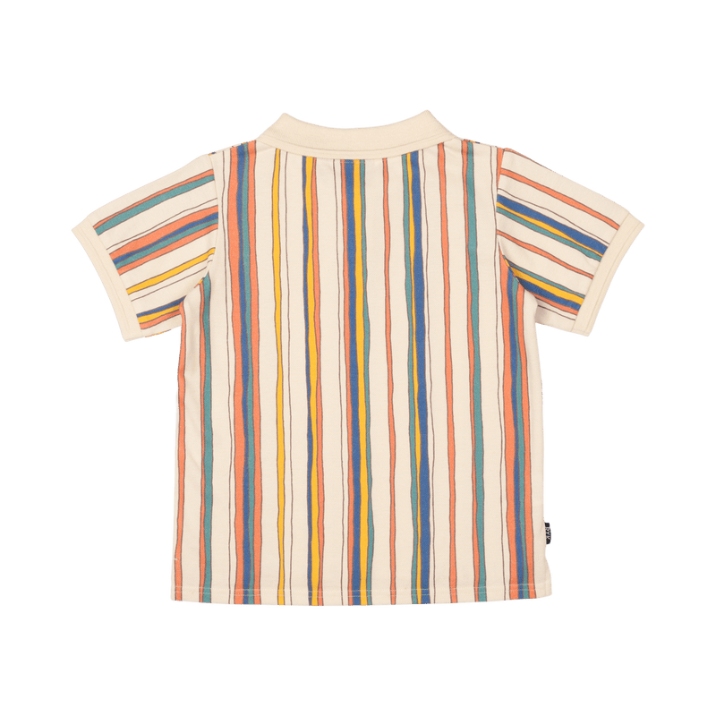 Rock Your Baby Stripe Polo T-Shirt Stripe in Multi
