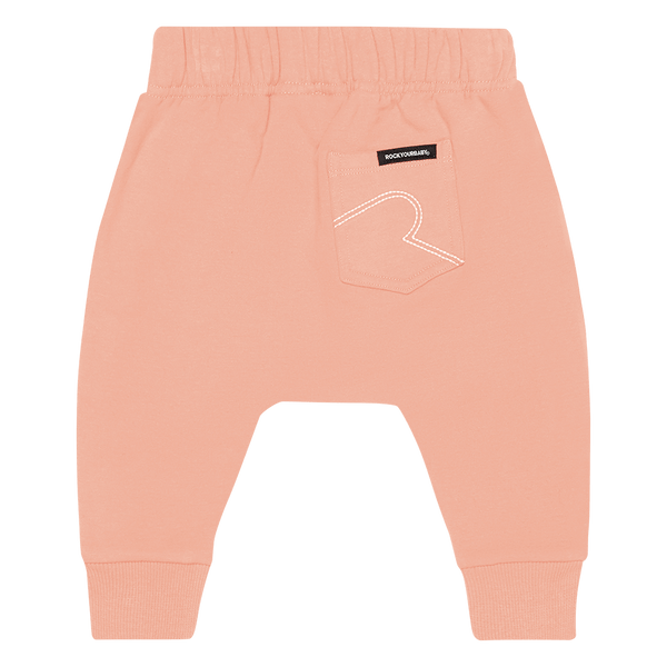 Rock Your Baby Bunny Baby Track pants in pink