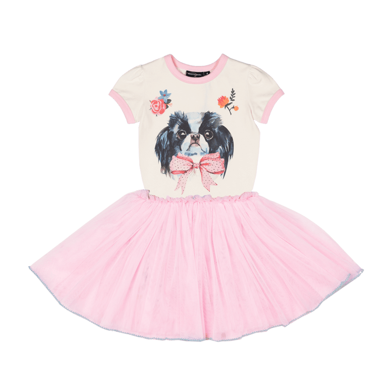 Rock your baby puppy love SS circus dress in multi colour
