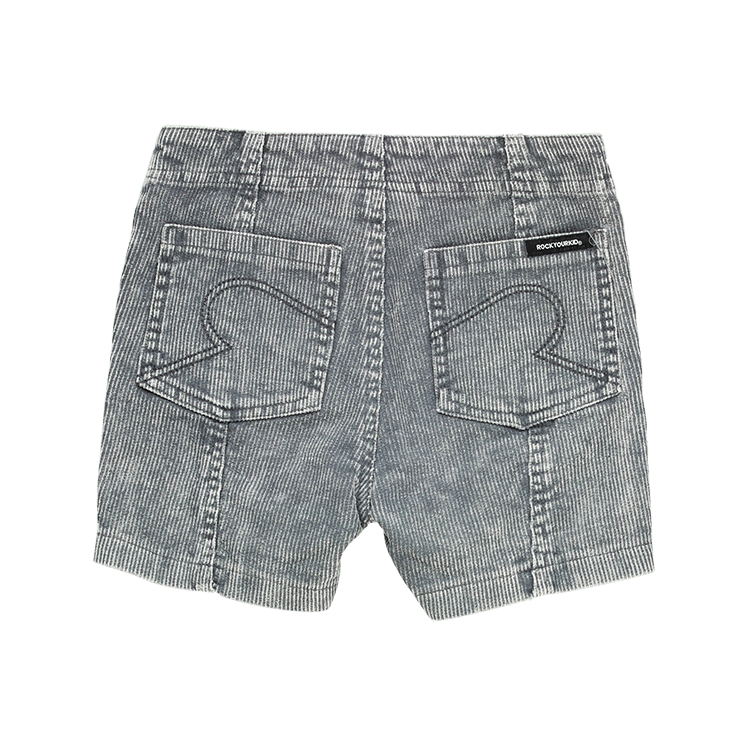 Rock Your Baby  Corduroy Shorts  washed charcoal