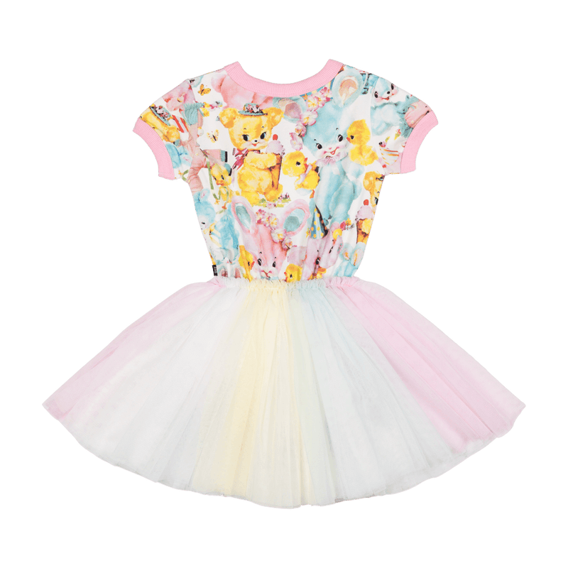 Rock your baby toy mania SS circus dress in multi colour