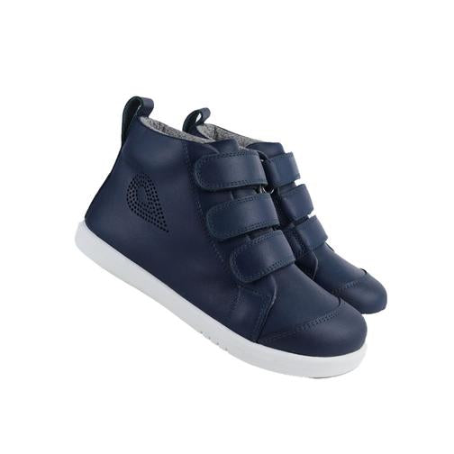 Bobux I-Walk Hi Court Boots Navy in Blue