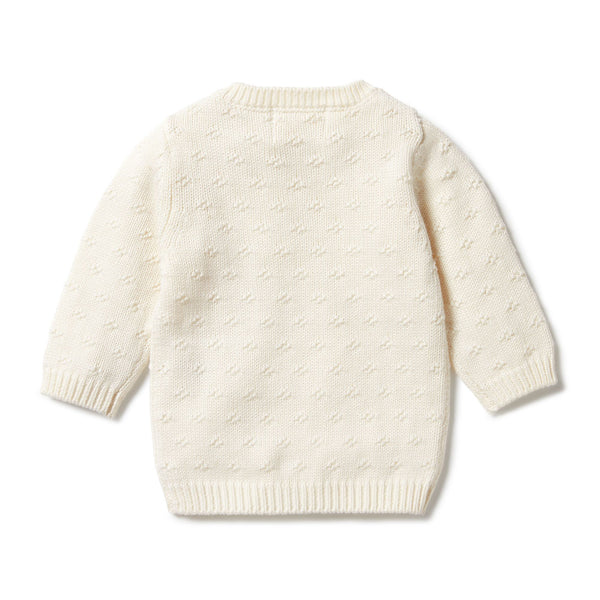 Wilson & Frenchy Knitted Ditsy jumper gardenia