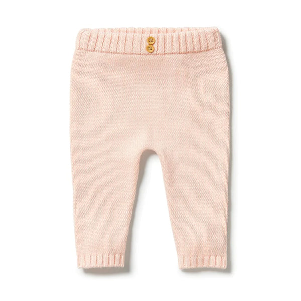 Wilson & Frenchy knitted legging blush in pink