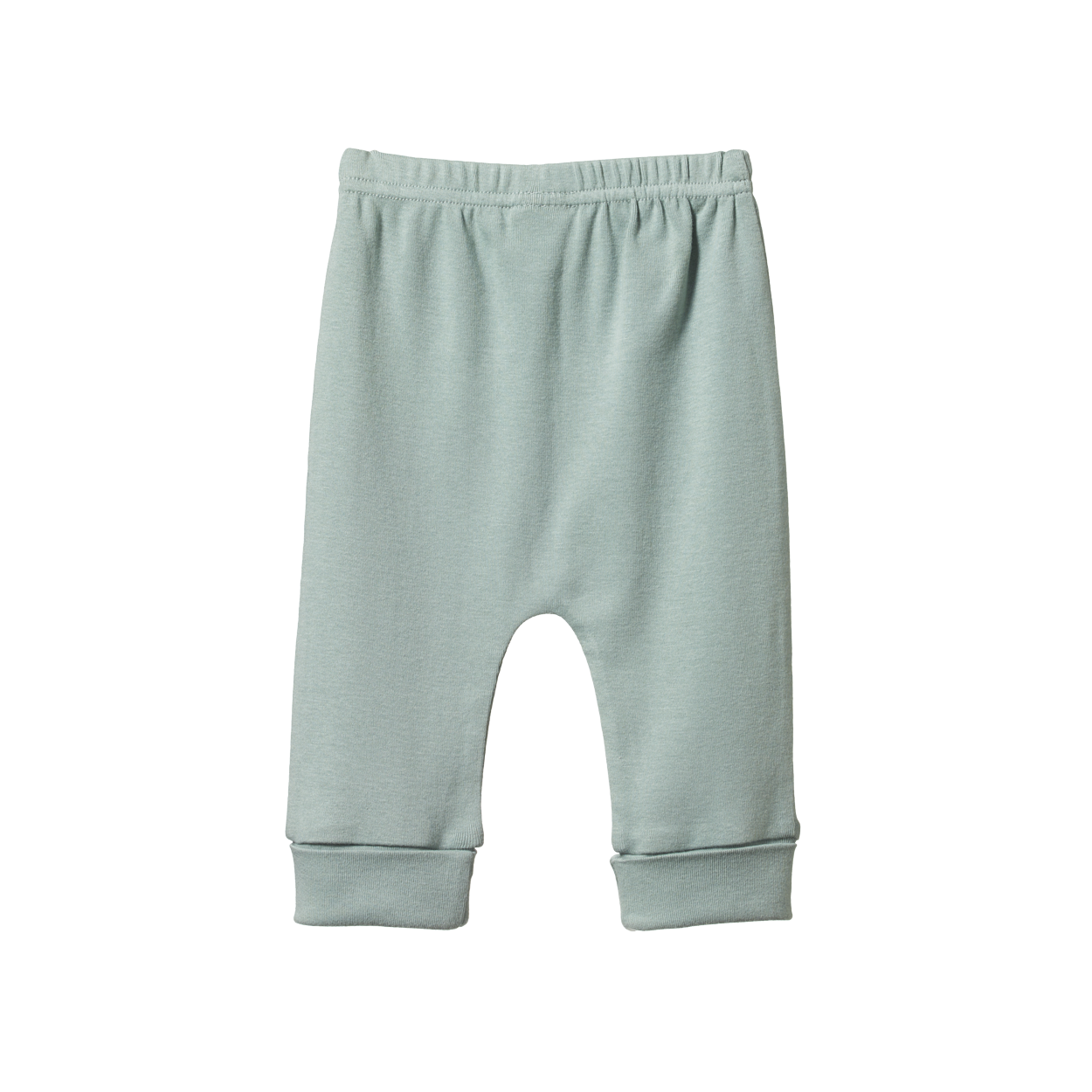 Nature Baby drawstring pants lagoon in green