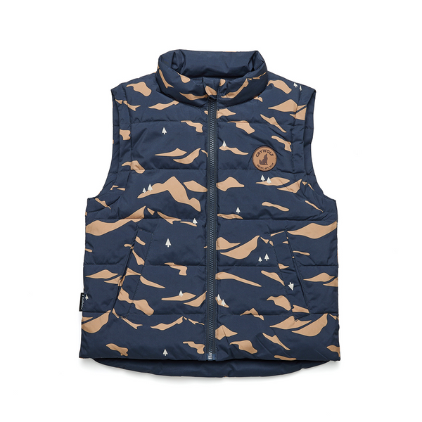 Crywolf Reversible Vest Great Outdoors in Multi