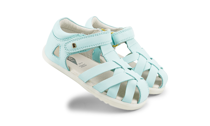 Bobux step up tropicana 11 sandal mist in blue