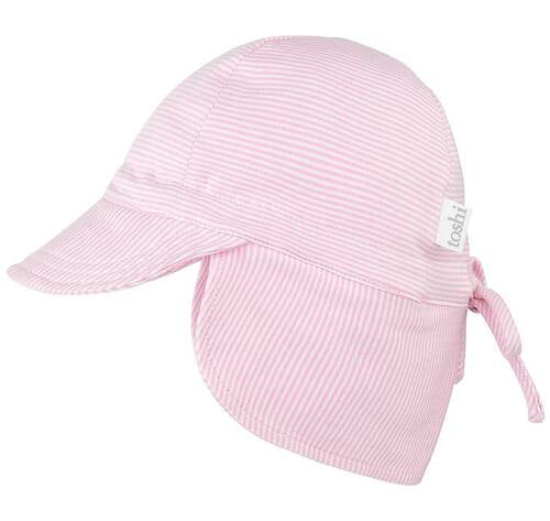 Toshi Baby Sunhat Flap Cap Blush in pink