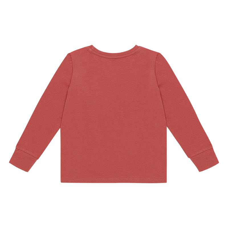 Rock Your Baby Be Groovy T-Shirt plum in red