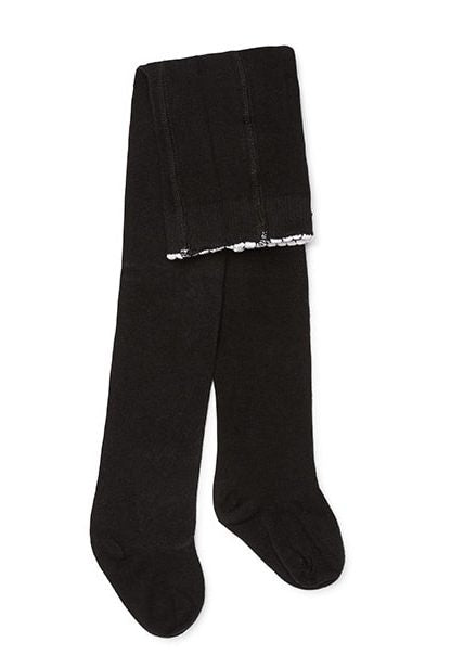 Marquise Knitted Tights Black