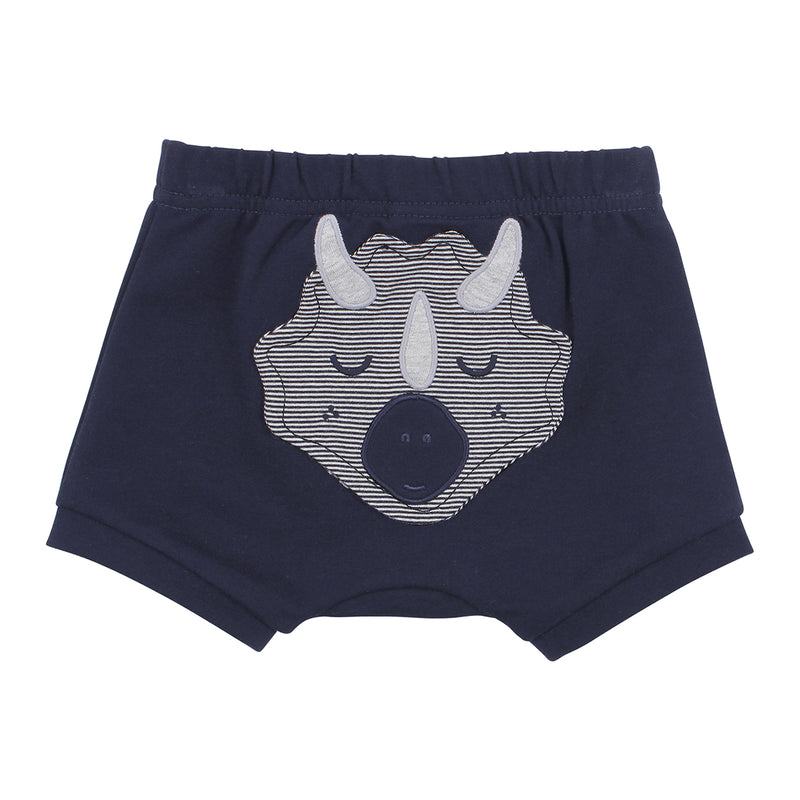 Bebe Ethan Dino Shorts in Navy