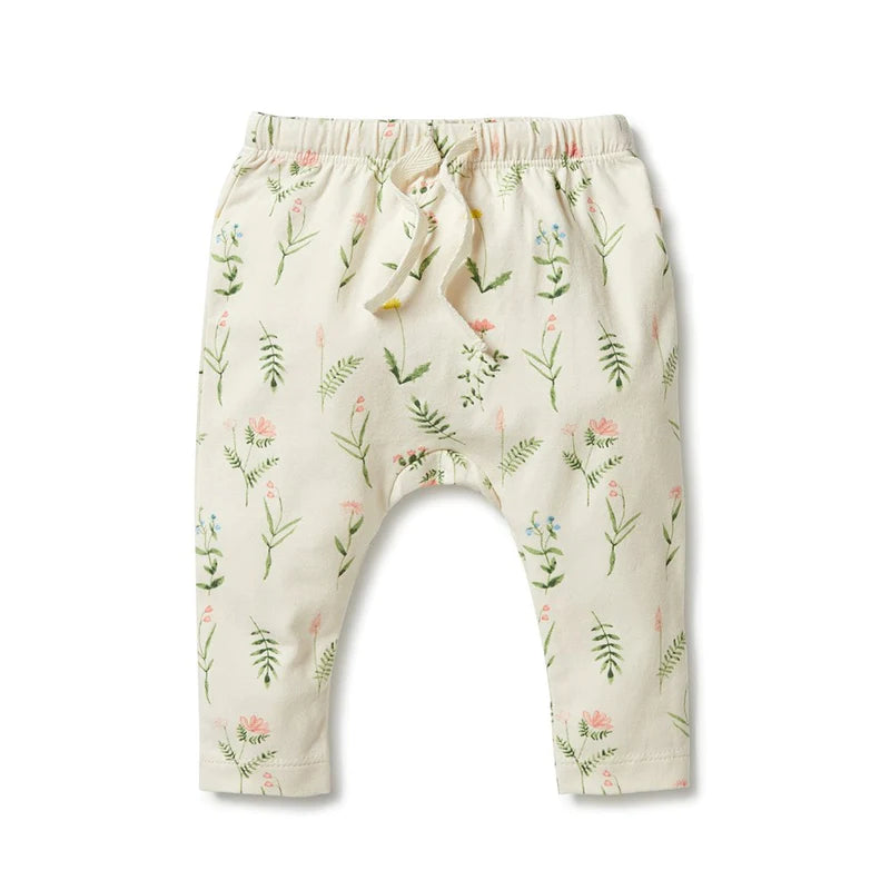 Wilson & Frenchy Organic Cotton Legging Wild Flower Print in Multi