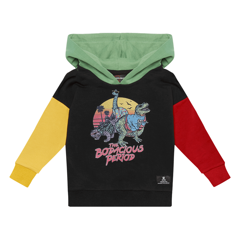 Rock Your Baby Bodacious Baby Hoodie in multi colour