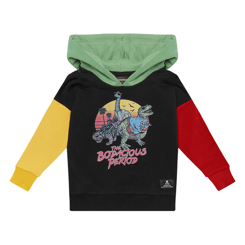 Rock Your Baby Bodacious Baby Hoodie in multi colour