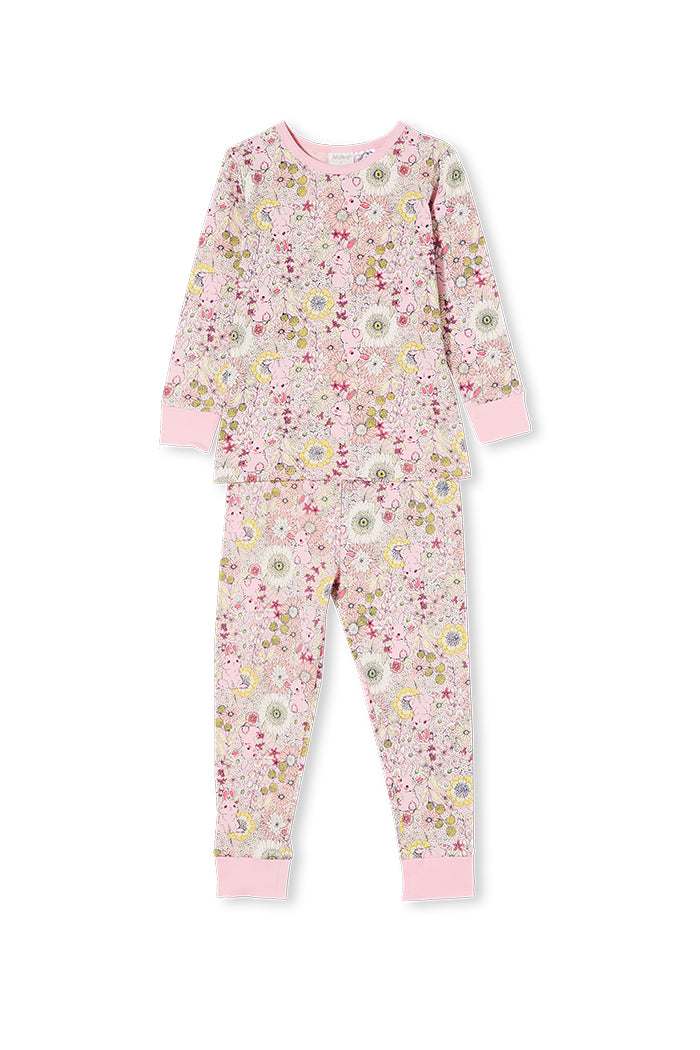 Milky sunflower PJ’s in candy pink