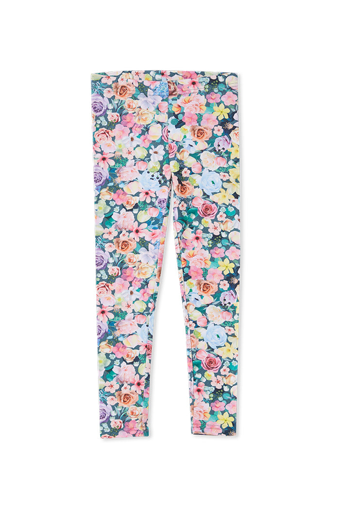 Milky  rose garden leggings