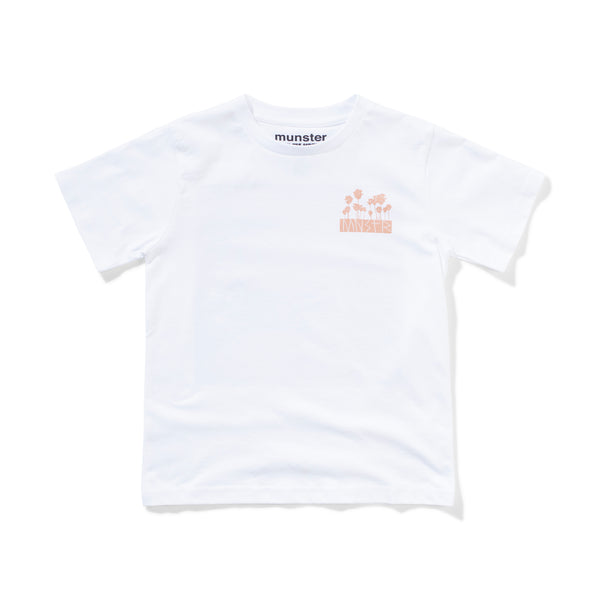 Munster Kids Surf Road SS Tee in white