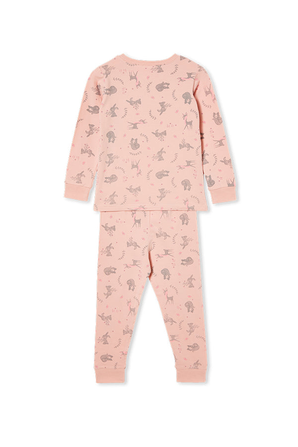 Milky Clothing Woodlands Pajamas  in pink