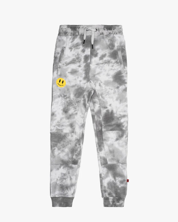 Band of Boys Bandits Smiley Grey Tie Dye Joggers