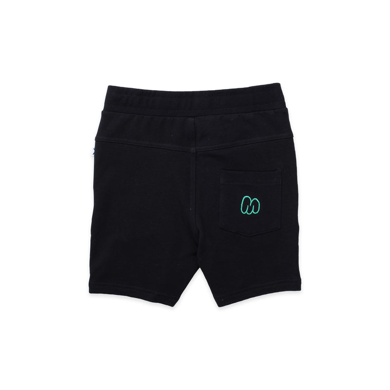 Minti zippy shorts in black