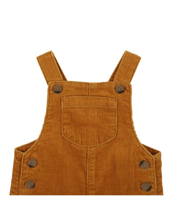 Fox & Finch T-Rex Cord Overall mustard in brown