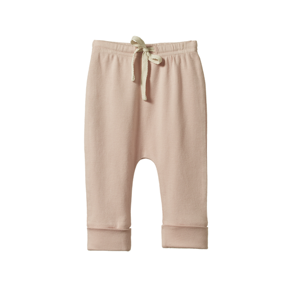 Nature Baby drawstring pant rose dust in pink