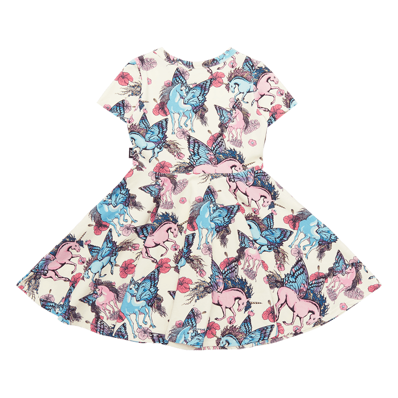 Rock your baby alicorn waisted dress in multi colour