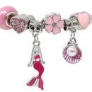 Pink Poppy Charm Bracelet Collection