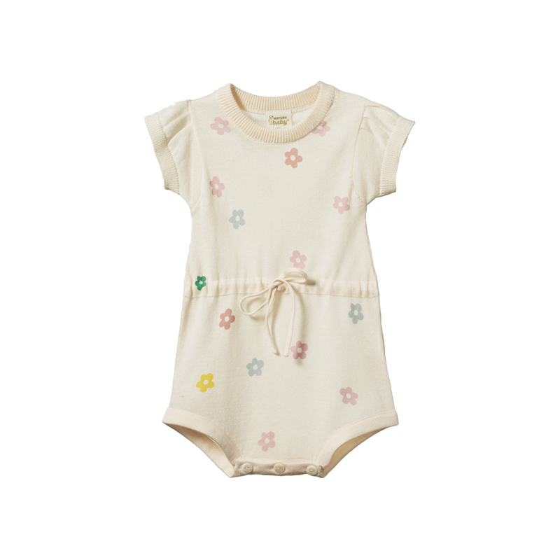 Nature Baby  Lottie Suit flora print in cream