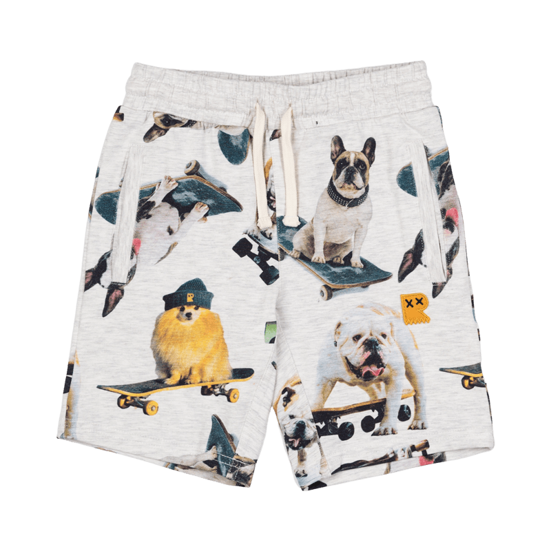 Rock your baby dog town shorts in multi colour