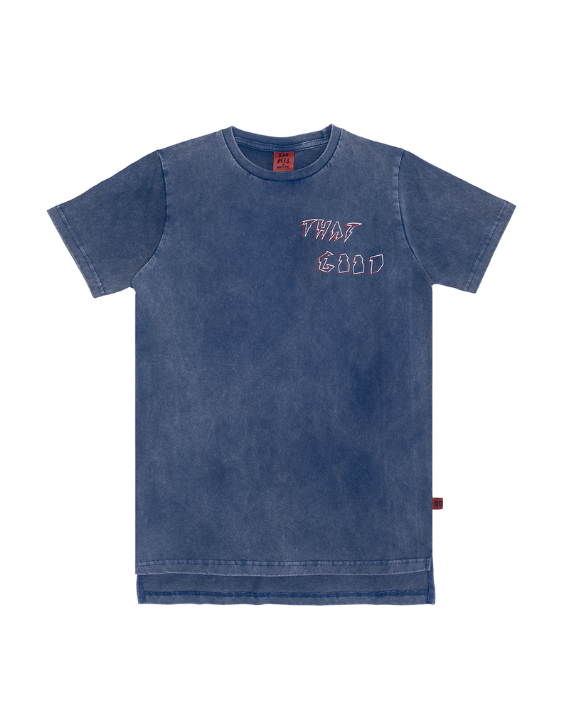 Band of Boys that good step hem ss tee vintage blue in blue