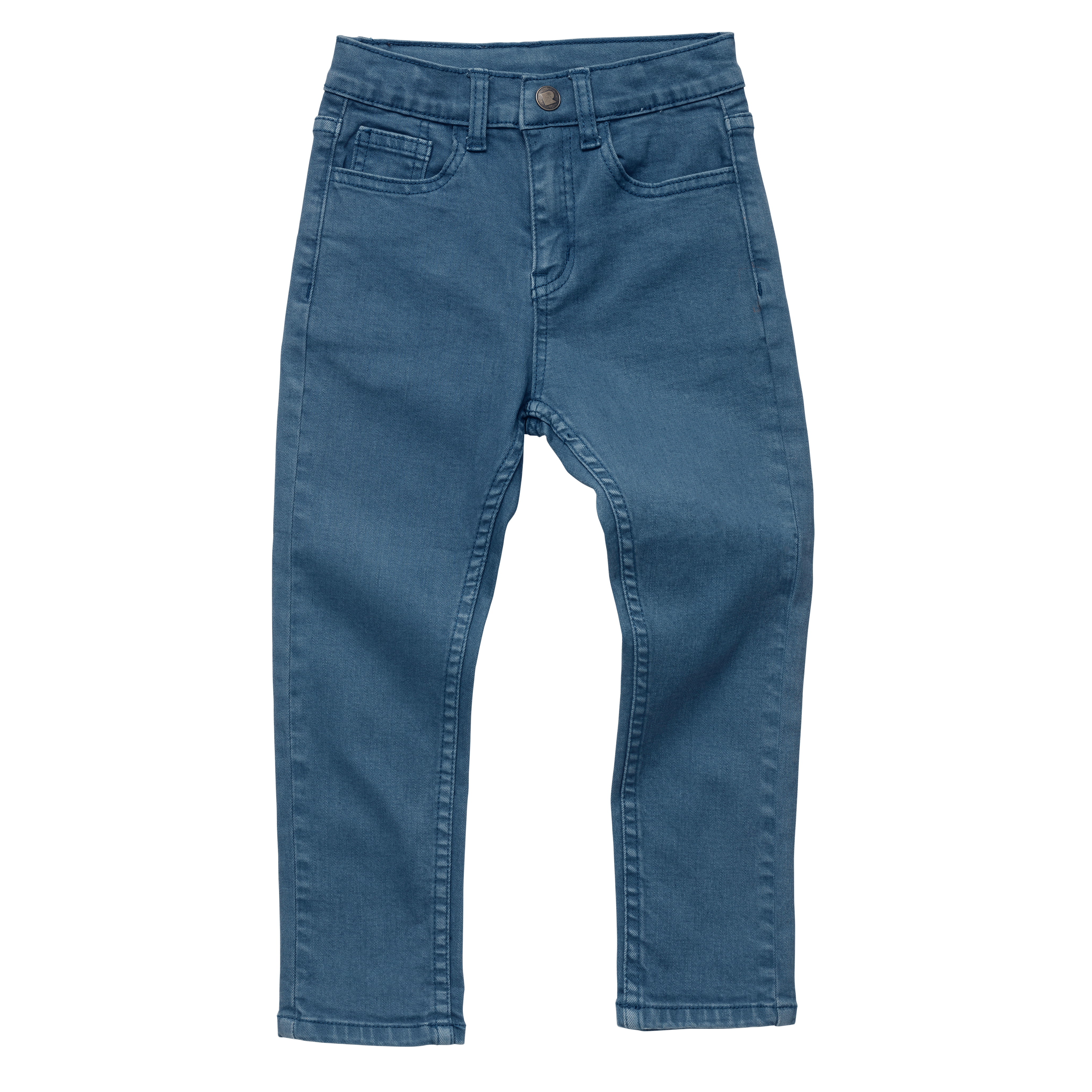 rock your baby denim wash pants in blue TBP2054-BL