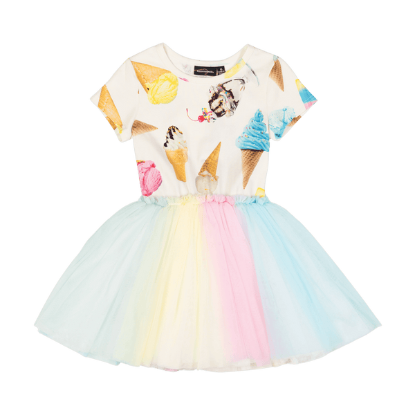 Rock your baby ice cream riot circus dress in multi colour