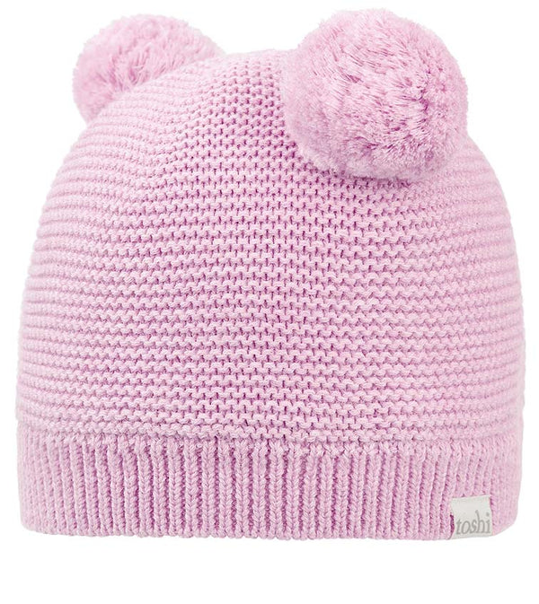 Toshi Organic beanie snowy lavender in purple