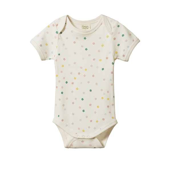 Nature Baby Bodysuit flora print