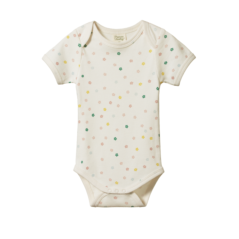 Nature Baby Bodysuit flora print