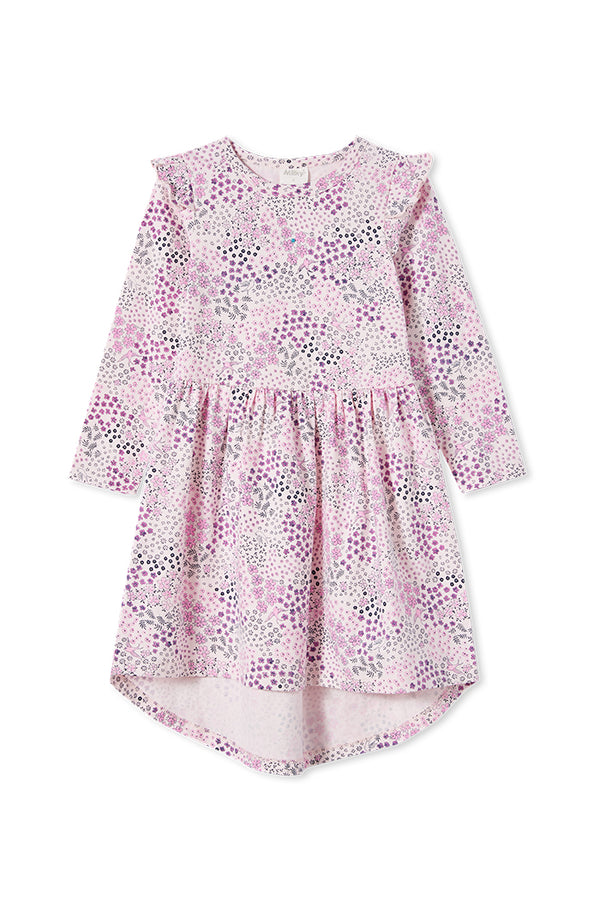 Milky Clothing Patchwork Dress in floral