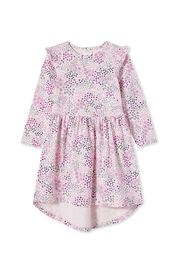 Milky Clothing Patchwork Dress in floral