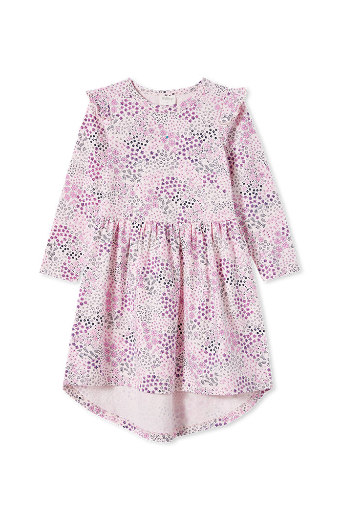 Milky Clothing Patchwork Dress in floral