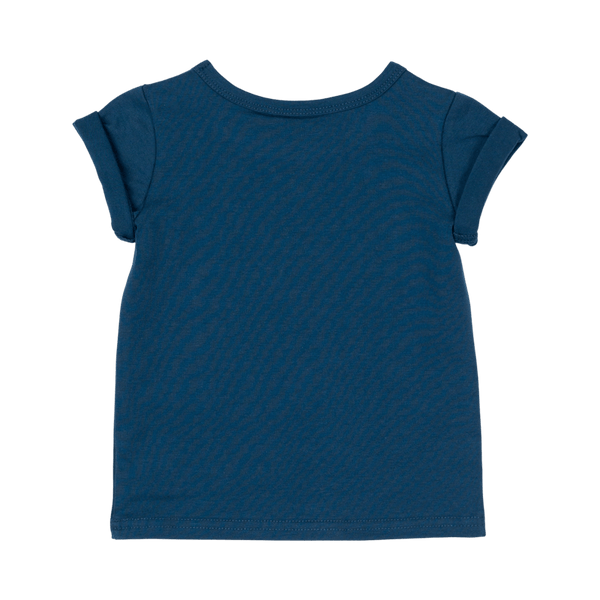 Rock your baby Dino Sleigh Baby T-Shirt in Navy