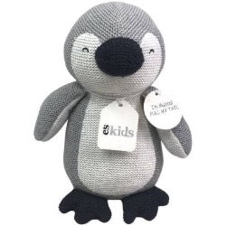 Es Kids musical penguin in grey 22cm