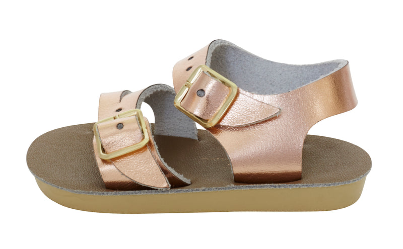 Salt Water sandals Sea Wee Infant Tan & rose gold & pink