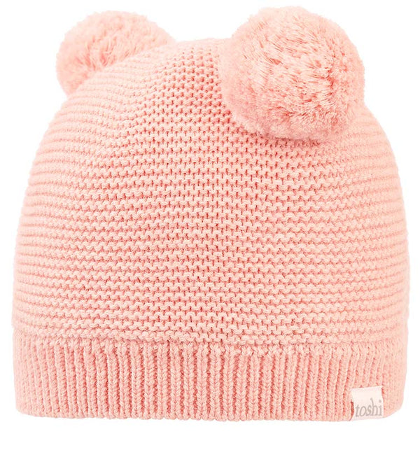 Toshi Organic beanie snowy blossom in pink