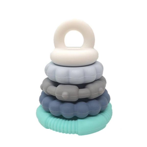 Jellystone Rainbow Stacker and Teether Toy - Ocean