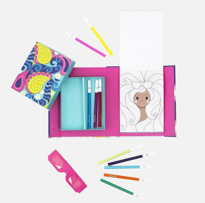 Tiger Tribe 3D colouring set Rainbow Dreams