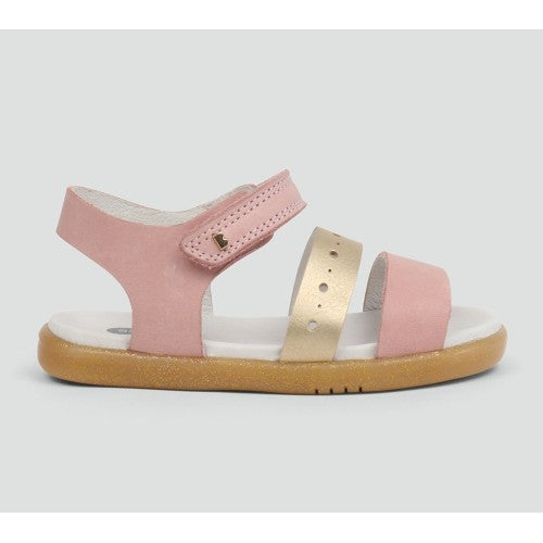 BOBUX I-Walk Trinity sandal in blush + misty gold