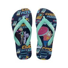 Havaianas Kids rubber thongs Kids Cartoon in multi colour print